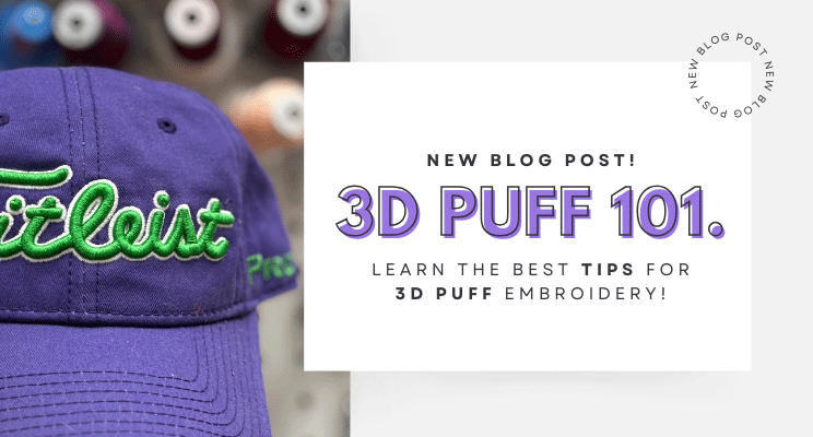 Embroidery 3d puff 101 guide